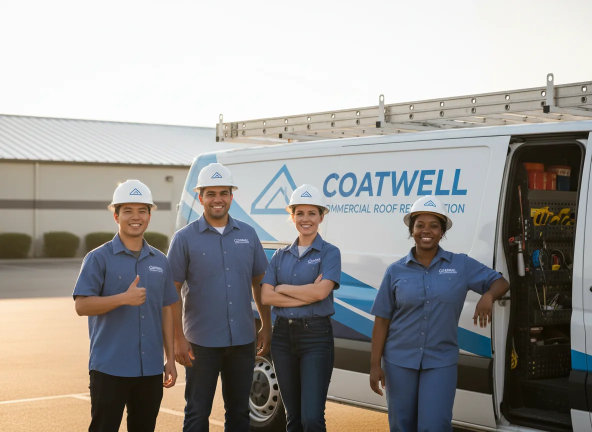 Commercial roof coating company in New Douglas, IL